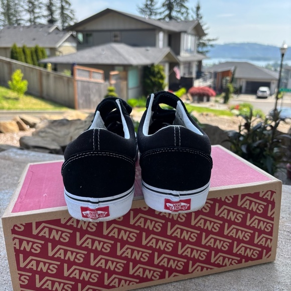 Vans Old Skool V Suede/Canvas Black/White Skate Shoes Sneakers Men's Size 13 - Picture 8 of 12